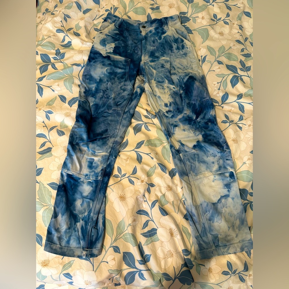 Carhartt ice dye painters pants (womens size 27)